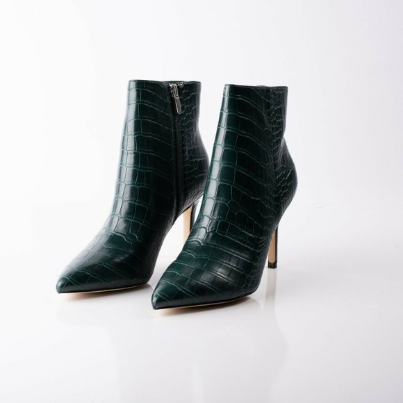 Nine West Womens Fhayla Pointy Toe Booties Ankle - Picture 4 of 9